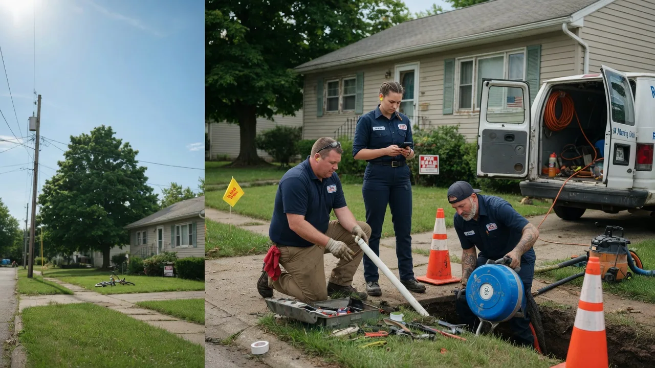 Sewer Line Repair in Cambria, IL near me